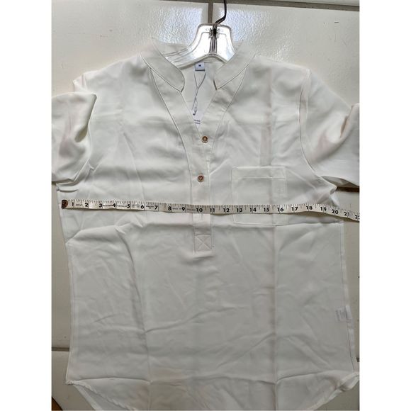 White Crisp Blouse #summer blouse - Picture 7 of 8